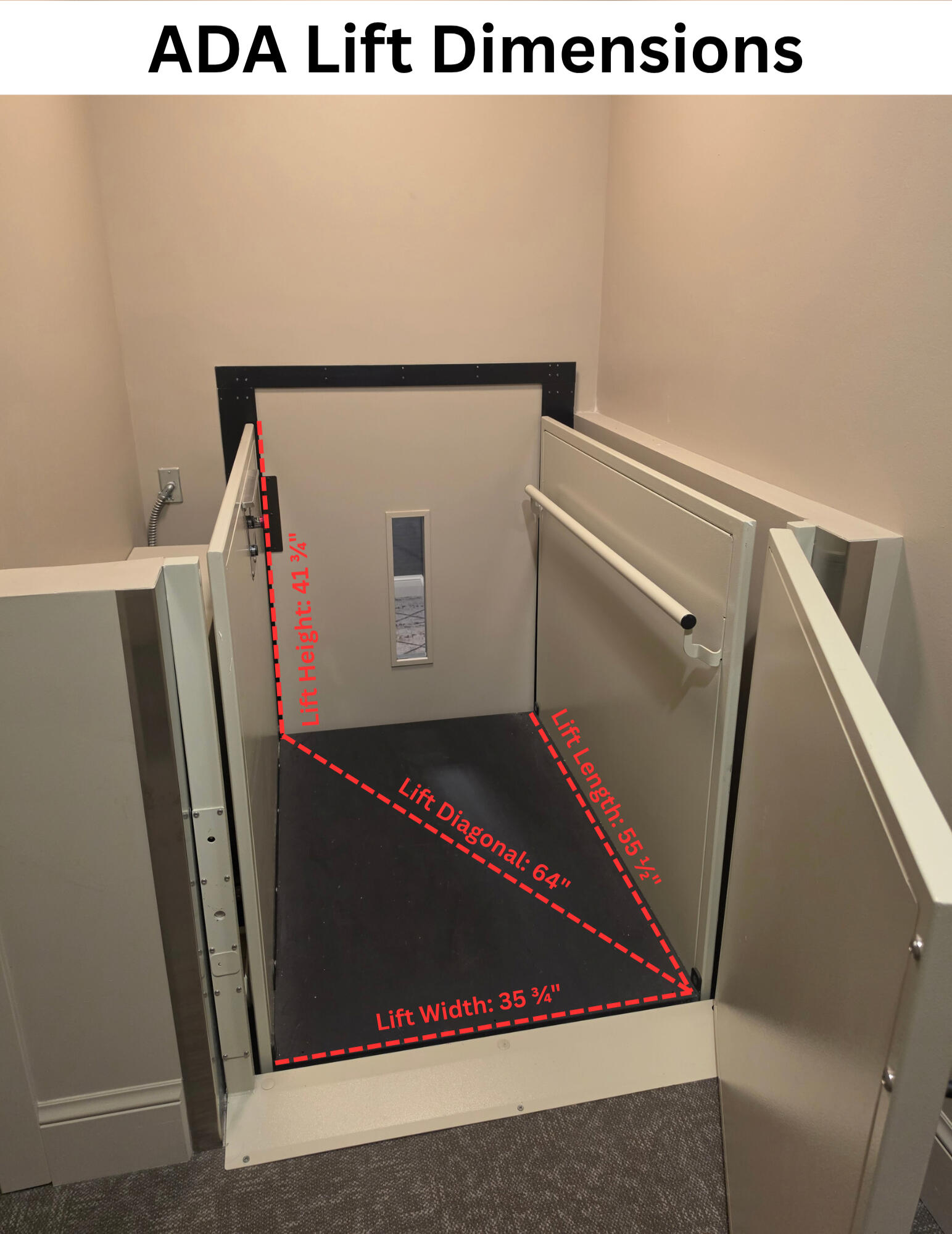 Evans School Elevator Dimensions